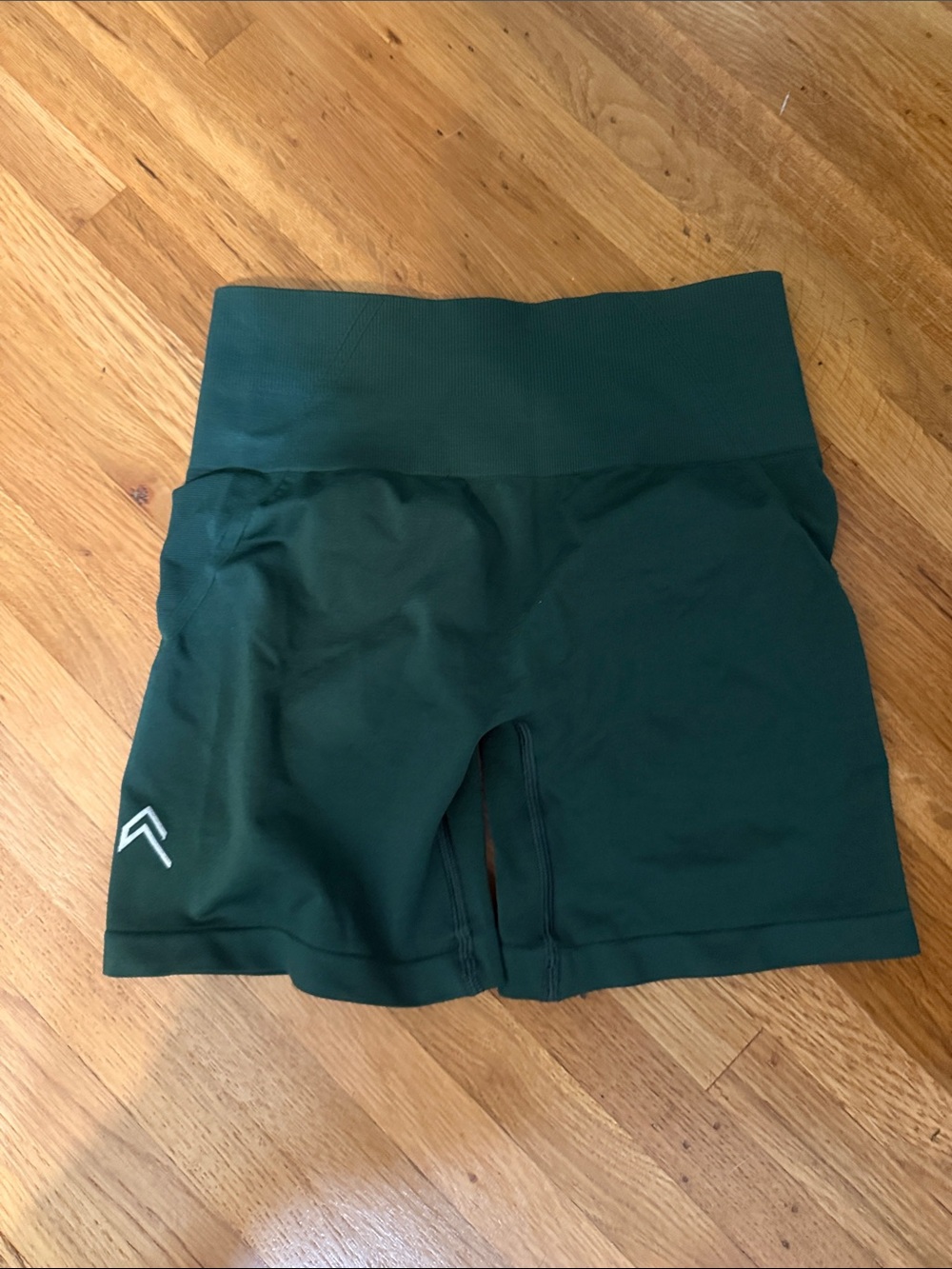 Oner Active Effortless Forest Green High-Waist Bike Shorts
